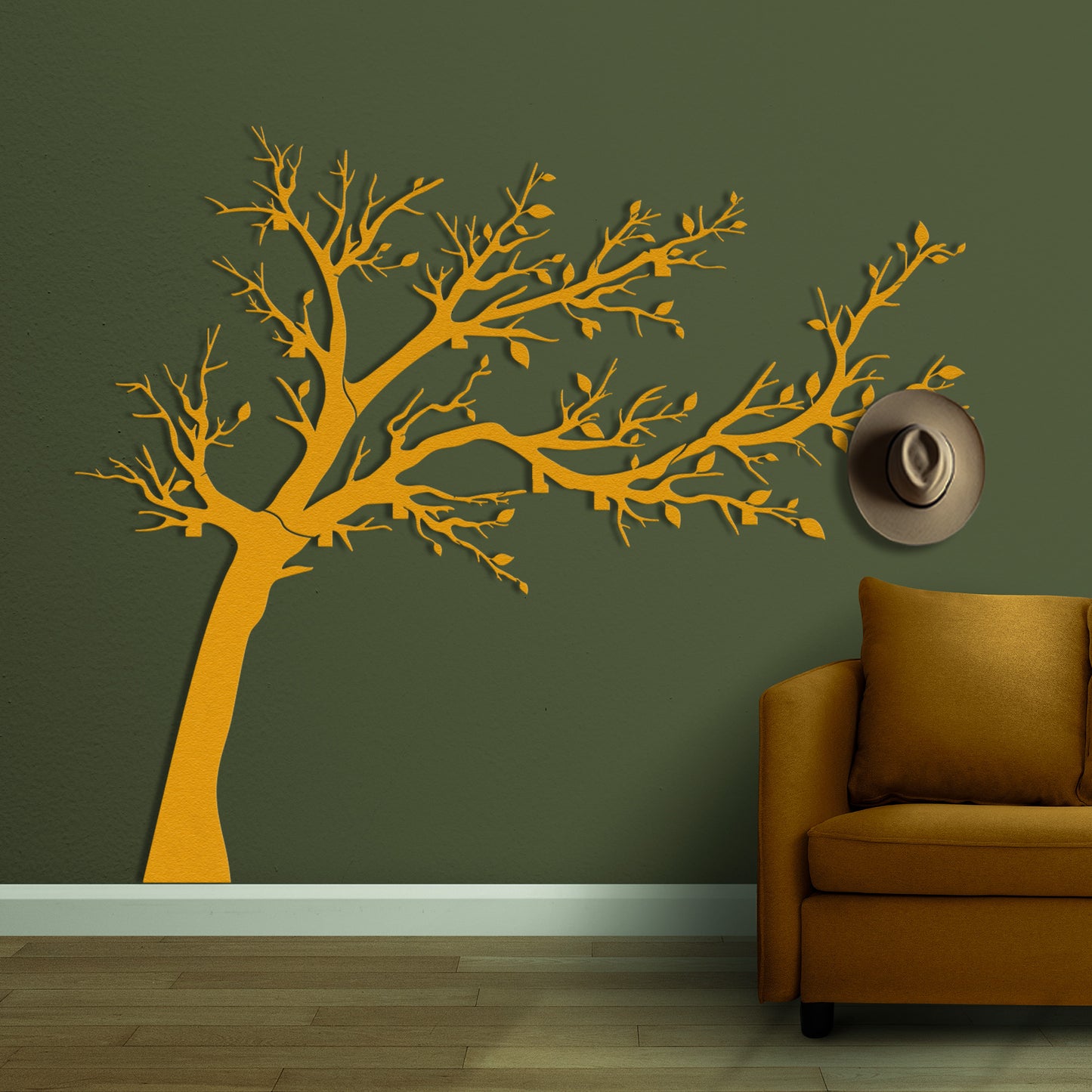 EXTRA LARGE Branch Coat Rack Metal Wall Hanger, Metal Wall Hanger, Metal Wall Decor Hooks, Modern Coat Rack Entryway Decor, Metal Wall Decor