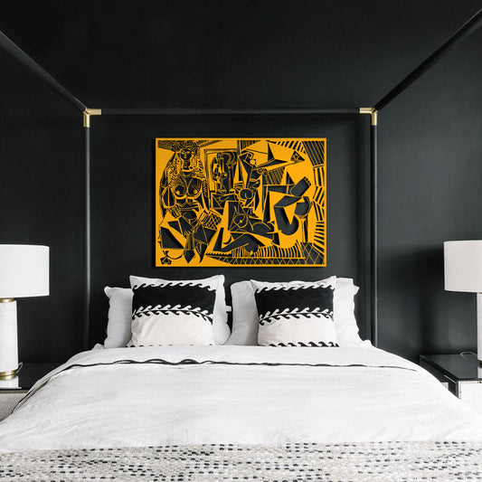 Modern Luxury Metal Wall Decor, Mid Century Wall Art, Abstract Metal Wall Sculpture, Above Bed Decor, Living Room Decor, Geometric Wall Art