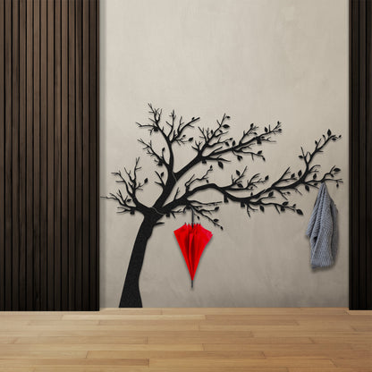 EXTRA LARGE Branch Coat Rack Metal Wall Hanger, Metal Wall Hanger, Metal Wall Decor Hooks, Modern Coat Rack Entryway Decor, Metal Wall Decor